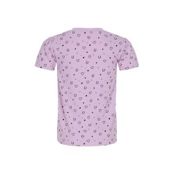 EQ Kids Happy SS T-shirt, lilla