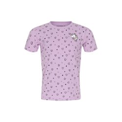 EQ Kids Happy SS T-shirt, lilla