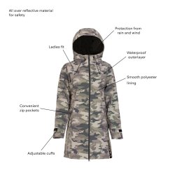 Paikka Human Visibility Regnjakke Camo