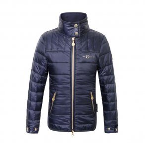Covalliero junior quiltet jakke, Navy