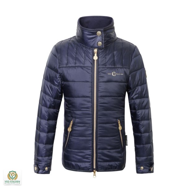 Covalliero junior quiltet jakke, Navy