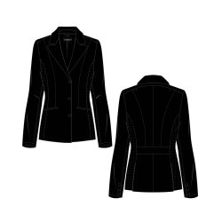 CATAGO Ren Stvnejakke, Sort