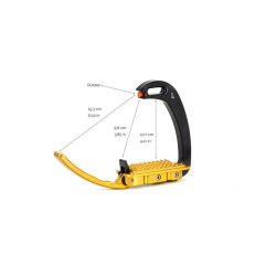 Tech Stirrups Venice Young Black/Titanium