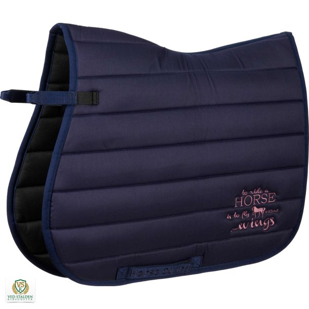 HG 15" sadelunderlag Gry, Navy