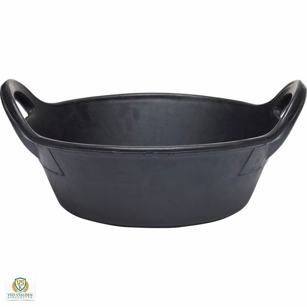 Gummispand, lav 12L, sort