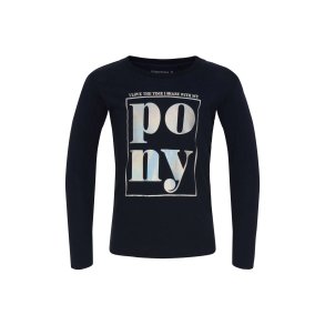 EQ Kids Jinx LS T-shirt, Navy