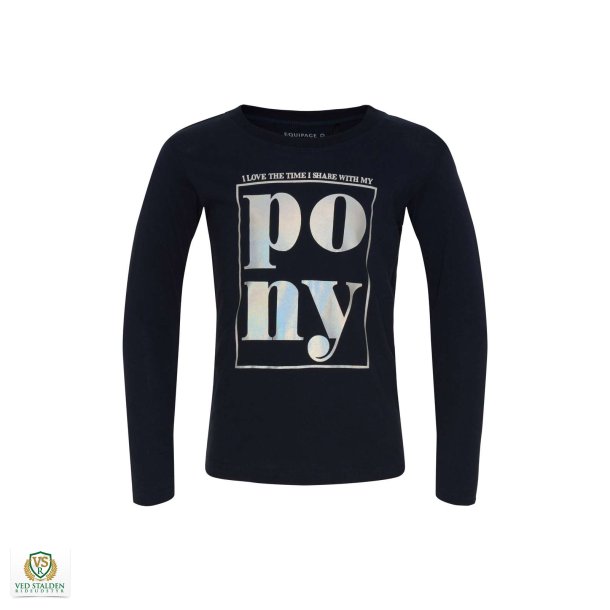 EQ Kids Jinx LS T-shirt, Navy