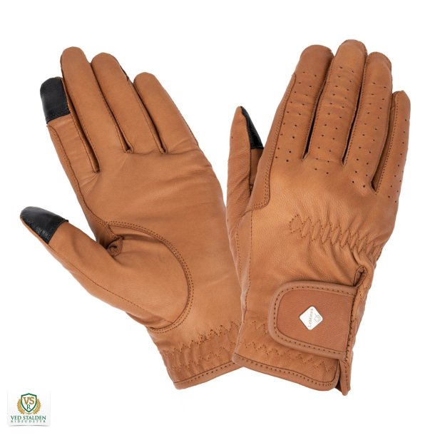 jord Gennemsigtig Outlook LeMieux Pro Touch Læder Handsker, tan - Handsker & Huer - Ved Stalden  Rideudstyr