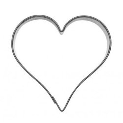 Kageudstikker hjerte 6 cm