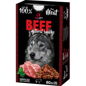 AlphaSpirit Naturals Beef hundesnacks (oksek�d) 80g