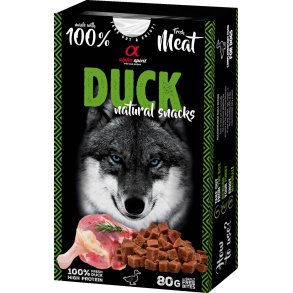 AlphaSpirit Naturals Duck hundesnacks (and) 80g