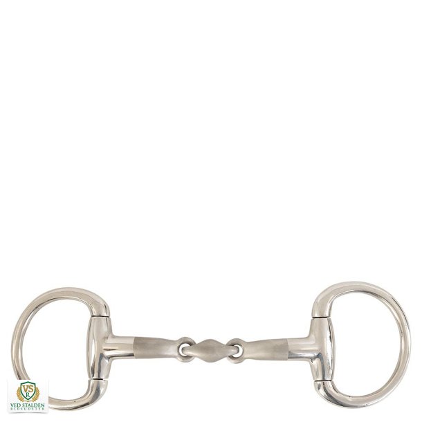 BR 2-delt Eggbutt Snaffle Satin Sense  14 mm