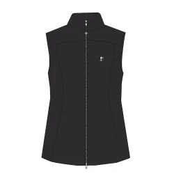 C2E BURBANK Quilted Vest, Sort