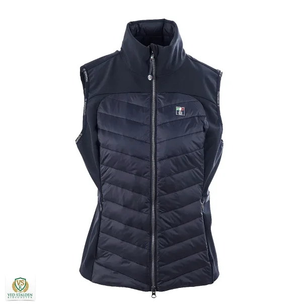 C2E BURBANK Quilted Vest, Sort