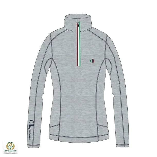 C2E ANAHEIM LS Ridebluse, Grey Melange