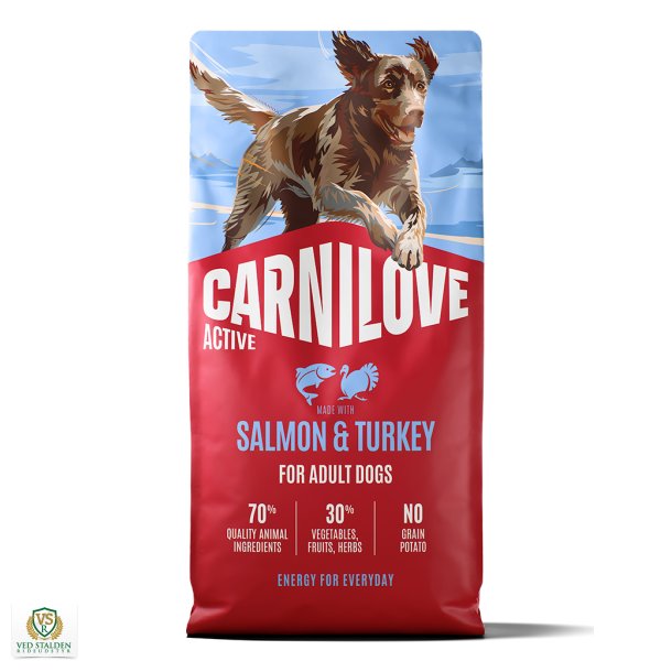 Carnilove Hundefoder Salmon &amp; Turkey Adult All Breeds 12kg