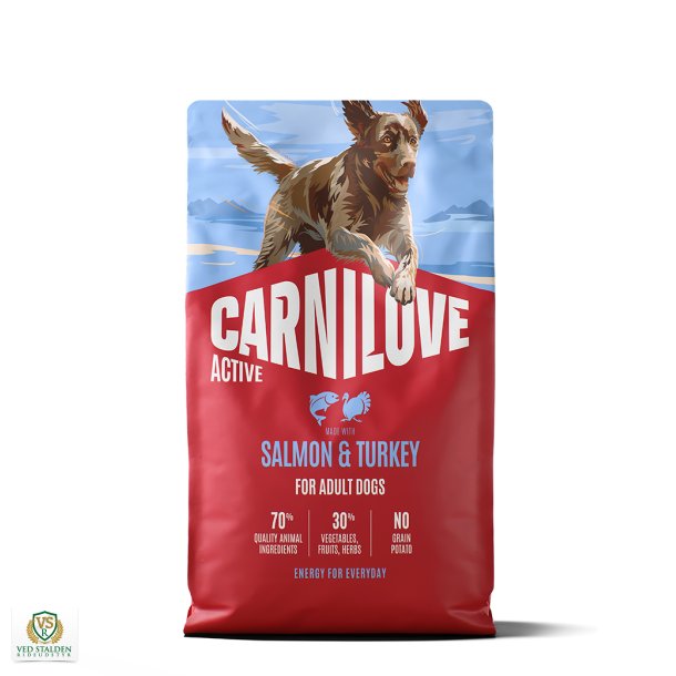 Carnilove Hundefoder Salmon &amp; Turkey Adult All Breeds 4kg