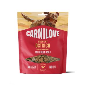 Carnilove Hundegodbidder Crunchy Snack Ostrich & Blackberries  200g