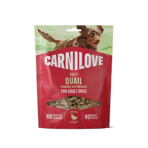Carnilove Hundegodbidder Soft Snack Quail & Oregano  200g
