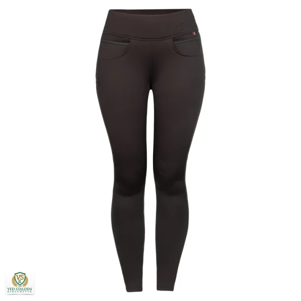 Cavallo Vinterridetights CAVALLIZ GRIP RL - Caf� Noir