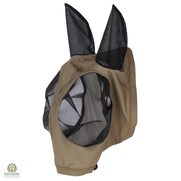 Covalliero Fluemaske FinoStretch Zipper Walnut