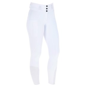 Covalliero H�jtaljede Ridebukser - Hvide