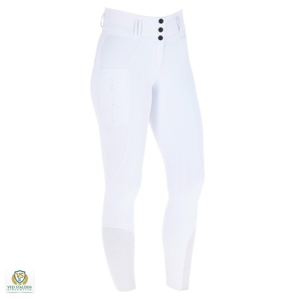 Covalliero H�jtaljede Ridebukser - Hvide