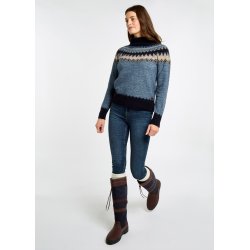 Dubarry Devlin Women's Fair Isle pattern sweater - Navy Multi