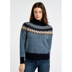 Dubarry Devlin Women's Fair Isle pattern sweater - Navy Multi