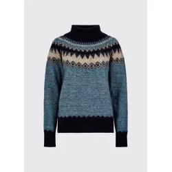 Dubarry Devlin Women's Fair Isle pattern sweater - Navy Multi