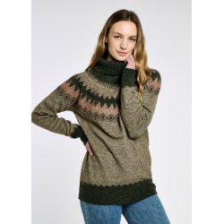 Dubarry Devlin Women's Fair Isle pattern sweater - Olive Multi