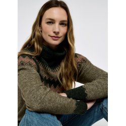 Dubarry Devlin Women's Fair Isle pattern sweater - Olive Multi