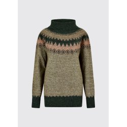 Dubarry Devlin Women's Fair Isle pattern sweater - Olive Multi