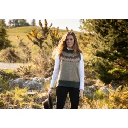 Dubarry Doyle Dame Vest  Olive Multi