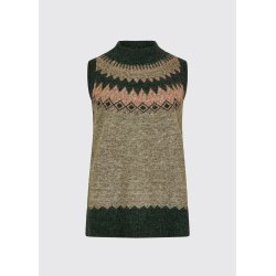 Dubarry Doyle Dame Vest  Olive Multi