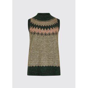 Dubarry Doyle Dame Vest  Olive Multi