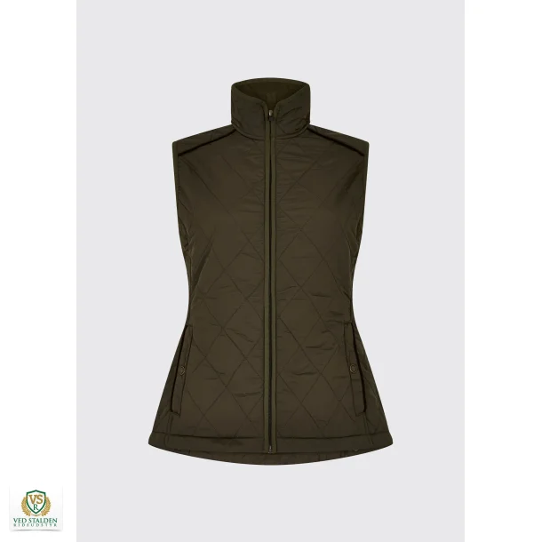 Dubarry Heywood Quiltet Vest - Olive