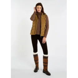 Dubarry Kilcarey Quiltet Vest - Ochre