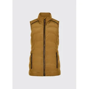 Dubarry Kilcarey Quiltet Vest - Ochre