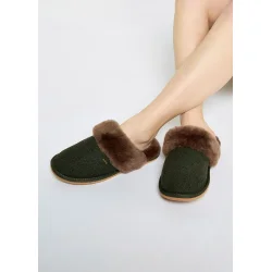 Dubarry Mullingar Slippers, Olive