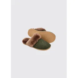Dubarry Mullingar Slippers, Olive