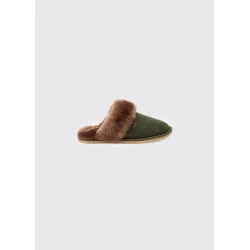 Dubarry Mullingar Slippers, Olive