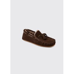 Dubarry Rosslare Moccasin Slipper - Cigar