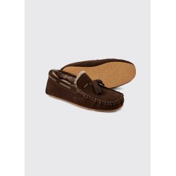 Dubarry Rosslare Moccasin Slipper - Cigar