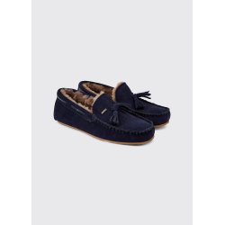 Dubarry Rosslare Moccasin Slipper - French Navy
