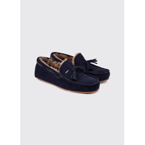 Dubarry Rosslare Moccasin Slipper - French Navy