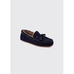 Dubarry Rosslare Moccasin Slipper - French Navy