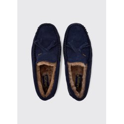 Dubarry Rosslare Moccasin Slipper - French Navy