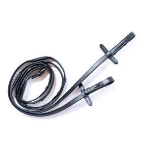 Finesse flad tjle med stop og overtrk, sort