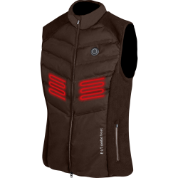 E�L�T Comfort Heat heated vest - Espresso